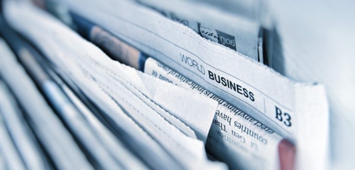 newspapers in a pile