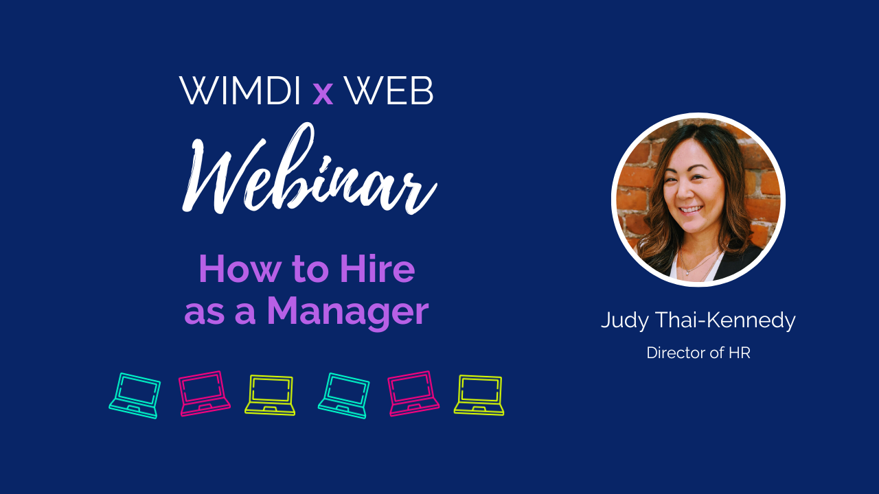 WIMDI x WEB - How to Hire as a Manager - Webinar