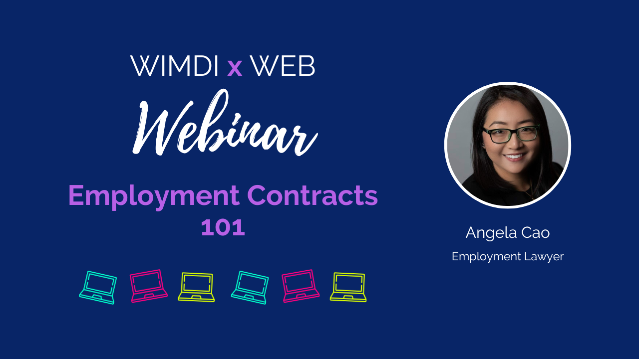 WIMDI x WEB - Employment Contracts 101 - Webinar